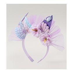 Babyhug Hair Bands With Floral & Marine Collection Applique - Pink