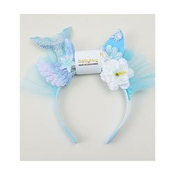 Babyhug Hair Bands With Floral & Marine Collection Applique - Pink