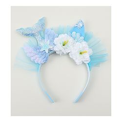 Babyhug Hair Bands With Floral & Marine Collection Applique - Pink