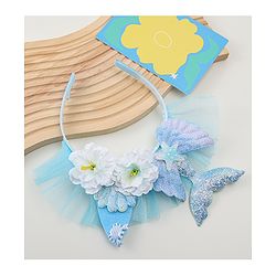 Babyhug Hair Bands With Floral & Marine Collection Applique - Pink