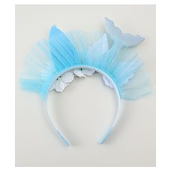 Babyhug Hair Bands With Floral & Marine Collection Applique - Pink