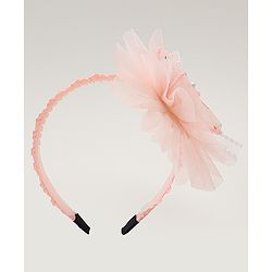 Babyhug Floral & Hearts Applique Hair Band - Pink