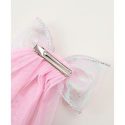 Babyhug  Hair Clip with Bow Applique- Off White