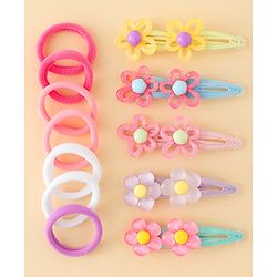 Babyhug Hair Accessories Combo Sets Pack of 18 Free Size - Multicolor