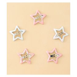 Babyhug Hair Accessories Combo Sets  Rubber Bands & Snap Clips Pair of  3 -  Multicolor