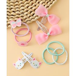 Babyhug Hair Accessories Combo Sets Pack of 14 Free Size - Multicolor