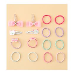 Babyhug Hair Accessories Combo Sets Pack of 14 Free Size - Multicolor
