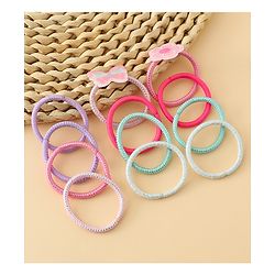 Babyhug Hair Accessories Combo Sets Pack of 14 Free Size - Multicolor