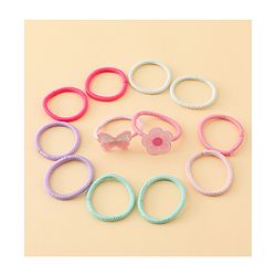 Babyhug Hair Accessories Combo Sets Pack of 14 Free Size - Multicolor