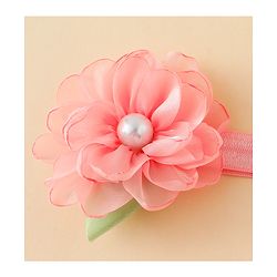 Babyhug Headbands With Floral & Bow Applique Pack of 2 - Purple & Peach