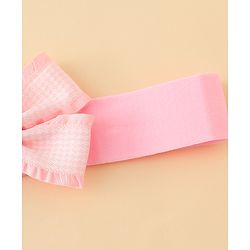 Babyhug Free Size Headbands With Bow Applique Pack of 2 - Multicolor
