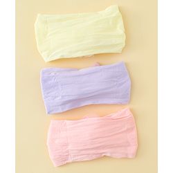 Babyhug Headbands With Bow & Floral Applique Pack of 3 - Multicolor