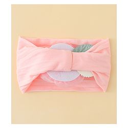 Babyhug Headbands with Floral Applique - Pink