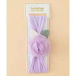 Babyhug Headbands with Floral Applique - Pink