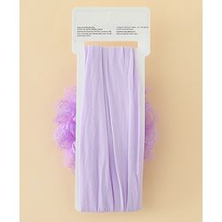 Babyhug Headband With Floral  Applique - Purple