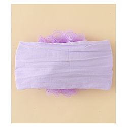 Babyhug Headband With Floral  Applique - Purple