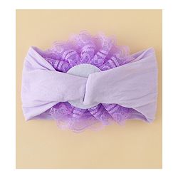 Babyhug Headband With Floral  Applique - Purple