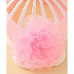 Babyhug Headband With Floral  Applique - Purple