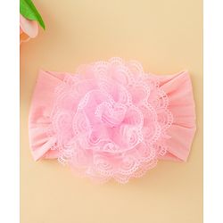 Babyhug Headband With Floral  Applique - Purple