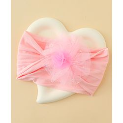 Babyhug Headband With Floral Applique - Red