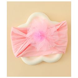 Babyhug Headband With Floral Applique - Red
