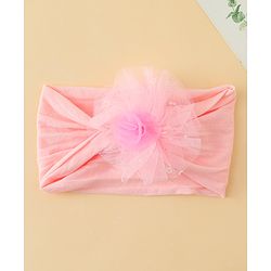 Babyhug Headband With Floral Applique - Red