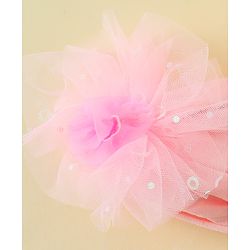 Babyhug Headband With Floral Applique - Red