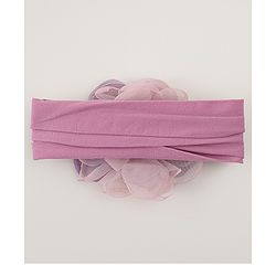 Babyhug Free Size Headband with Floral Applique - Pink