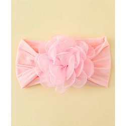 Babyhug  Headband with Floral Applique - Pink