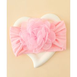 Babyhug  Headband with Floral Applique - Pink