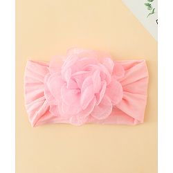 Babyhug  Headband with Floral Applique - Pink