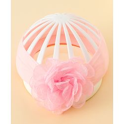 Babyhug  Headband with Floral Applique - Pink