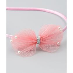 Babyhug Hair Bands With Bow Applique Pack of 3 - Multicolor