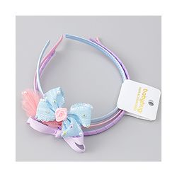 Babyhug Hair Bands With Bow Applique Pack of 3 - Multicolor