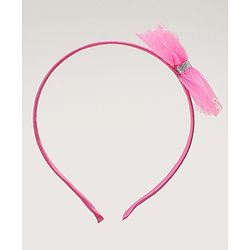 Babyhug Hair Bands With Bow Applique Pack Of 3- Multicolor