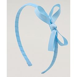 Babyhug Hair Bands With Bow Applique Pack Of 3- Multicolor