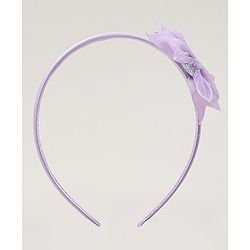 Babyhug Hair Bands With Bow Applique Pack of  2 - PInk & Purple