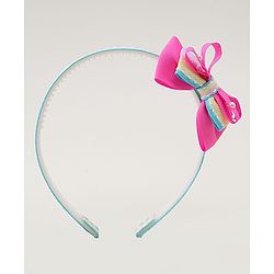 Babyhug Hair Bands With Bow Applique Pack of 2 - Multicolor