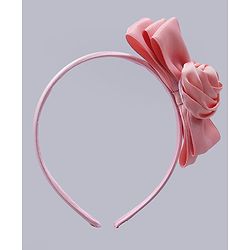 Babyhug Hair Bands With Bow Applique Pack of 2 - Multicolor