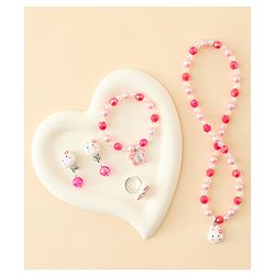 Babyhug Jewellery Set With Bunny & Butterfly Design Pack of 5 - Pink