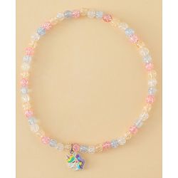 Babyhug Jewellery Set With Butterfly & Unicorn Applique - Multicolor