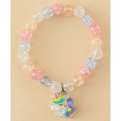 Babyhug Jewellery Set With Butterfly & Unicorn Applique - Multicolor