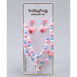 Babyhug Jewellery Set With Unicorn & Butterfly Applique - Multicolor