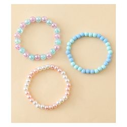 Babyhug Bracelets With Mermaid & Marine Design With 6 Charms Pack of 3 - Multicolor