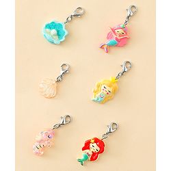 Babyhug Bracelets With Mermaid & Marine Design With 6 Charms Pack of 3 - Multicolor
