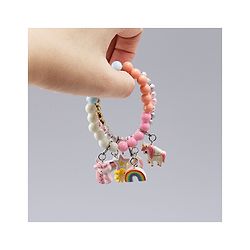 Babyhug Bracelets With Unicorn & Rainbow Design With 6 Charms Pack of 3 - Multicolor