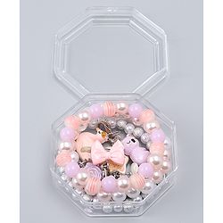 Babyhug Bracelets With Animal & Floral Design With 6 Charms Pack of 3 - Multicolor