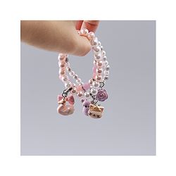 Babyhug Bracelets With Animal & Floral Design With 6 Charms Pack of 3 - Multicolor