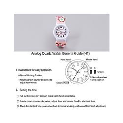 Babyhug  Free Size Analog Watch - Pink & White