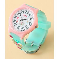 Babyhug  Free Size Analog Watch - Pink & White